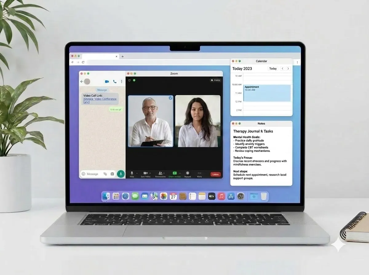 A video link is not a clinical session