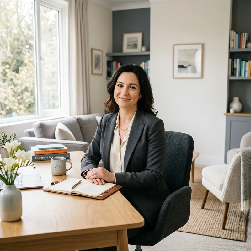 Empathetic therapist office